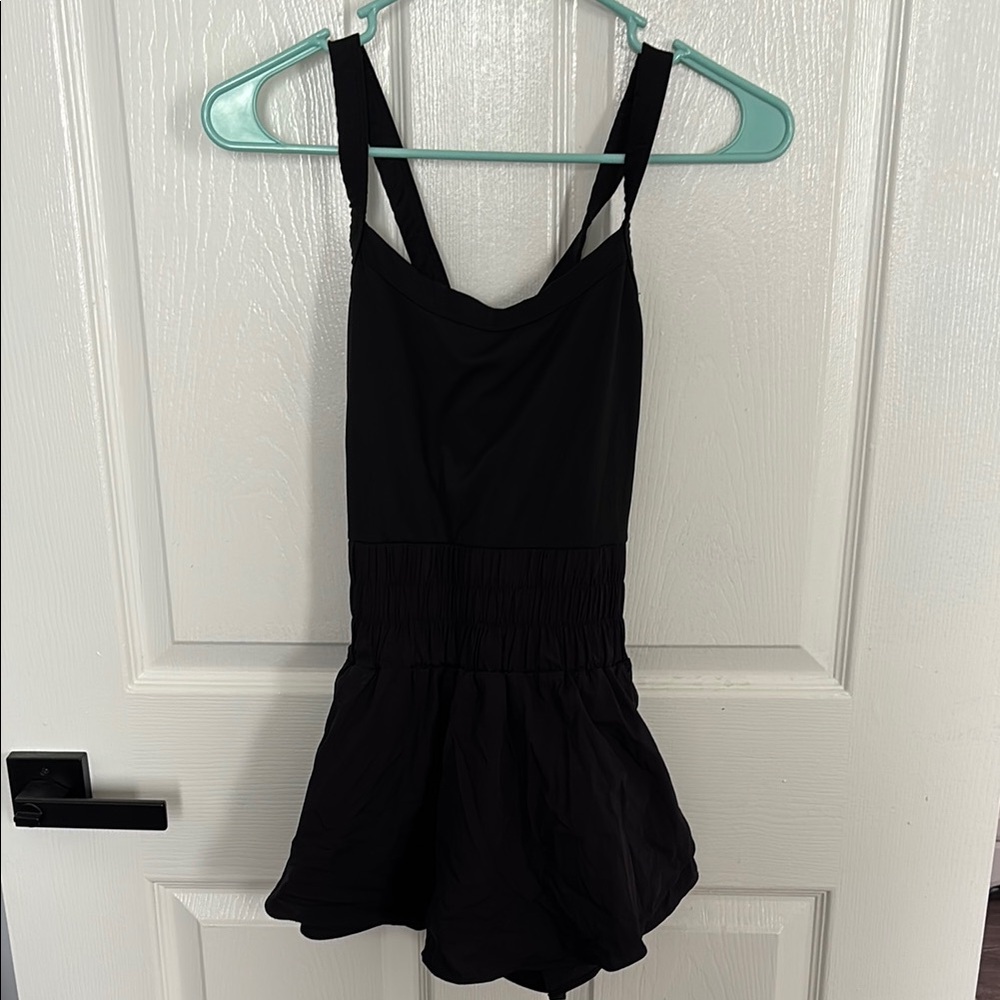 Athletic Workout Skort Romper